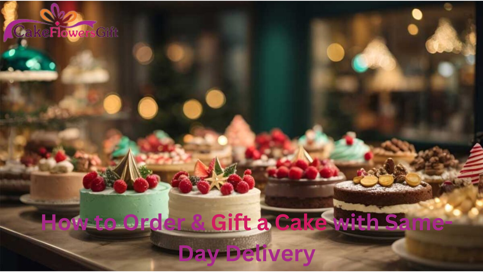 How to Order & Gift a Cake with Same Day Delivery?