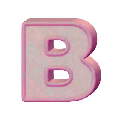 Letter B Cake