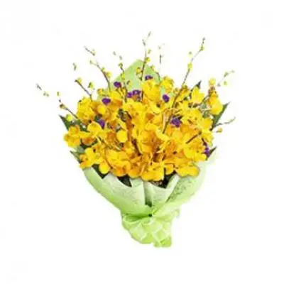 Yellow Orchid Bouquet