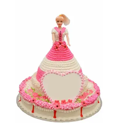 Double layer beautiful doll New Cake Design 5 kg pineapple