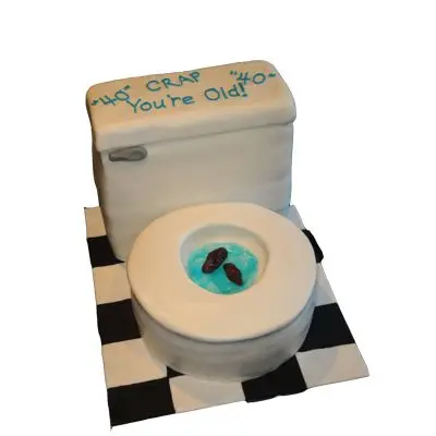 Bathroom Cake | Birthday cakes for men, Toilet cake, Cakes for men