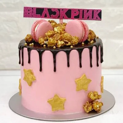 Black Pink Cake Design | TikTok